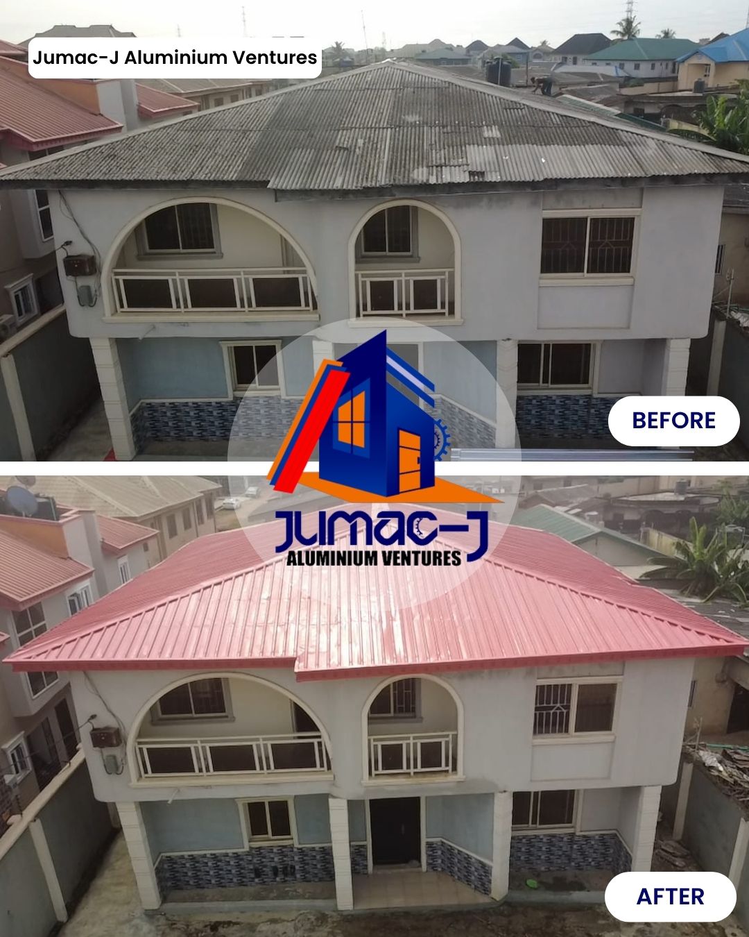 Roof Replacement at Isheri with Longspan aluminium