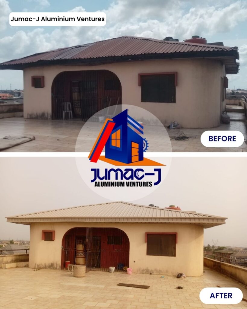 Roof Replacement at Ikotun with Longspan Aluminium