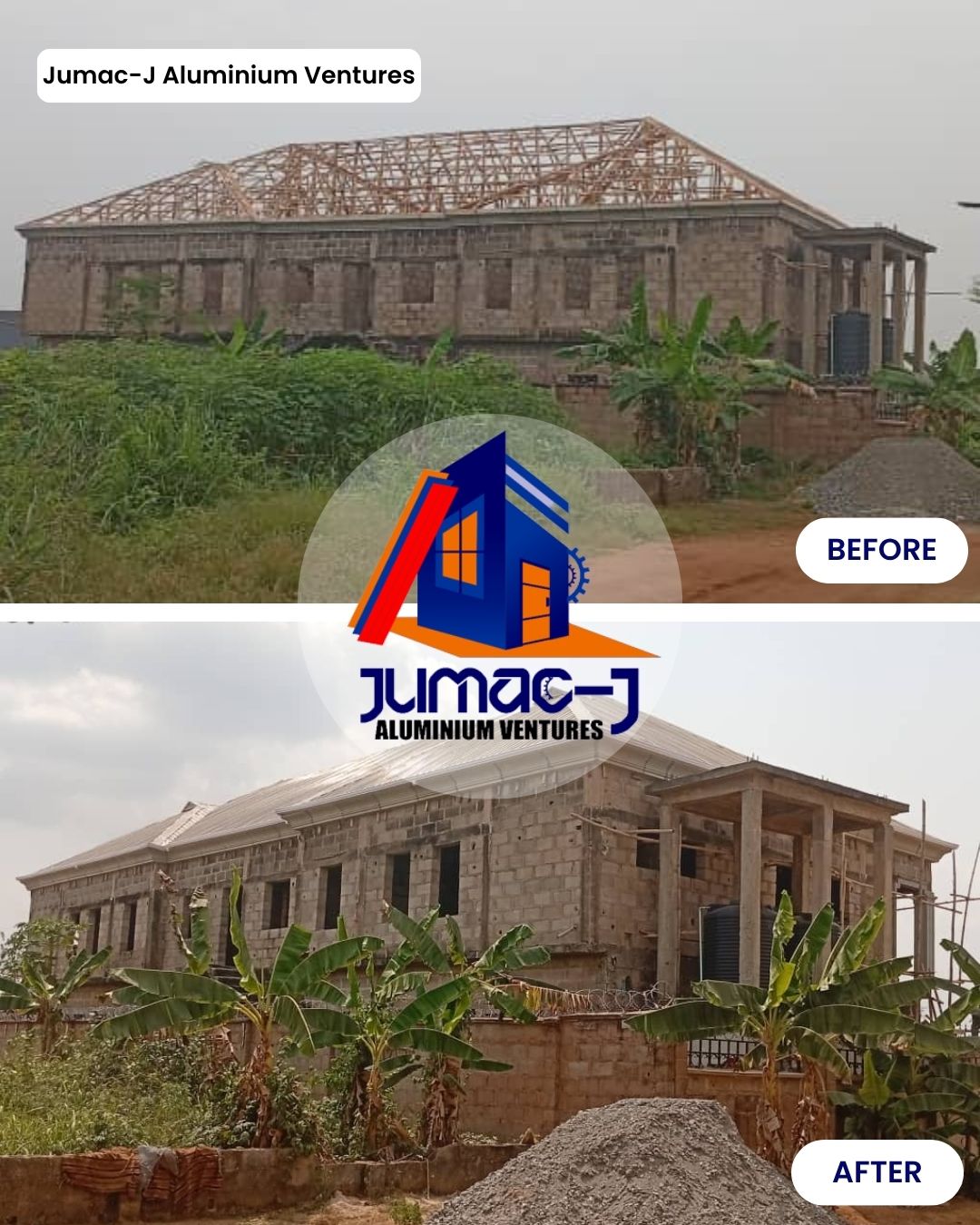 New Roof Installation at Ilishan Remo with Longspan Aluminium